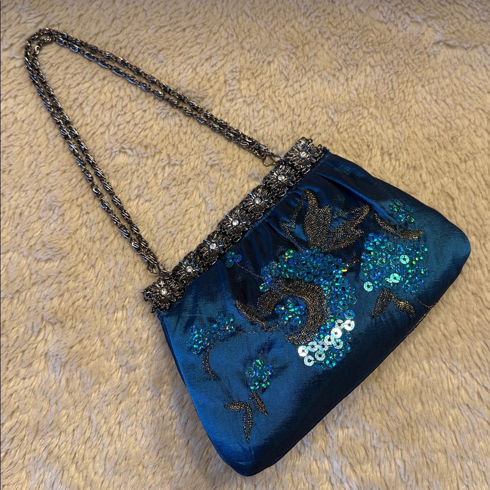 ERMO Vintage Sequin Clutch Bag